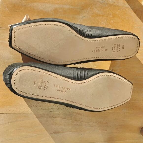 Black Kate Spade bow Ballet Flat sz 9.5 - Picture 8 of 8